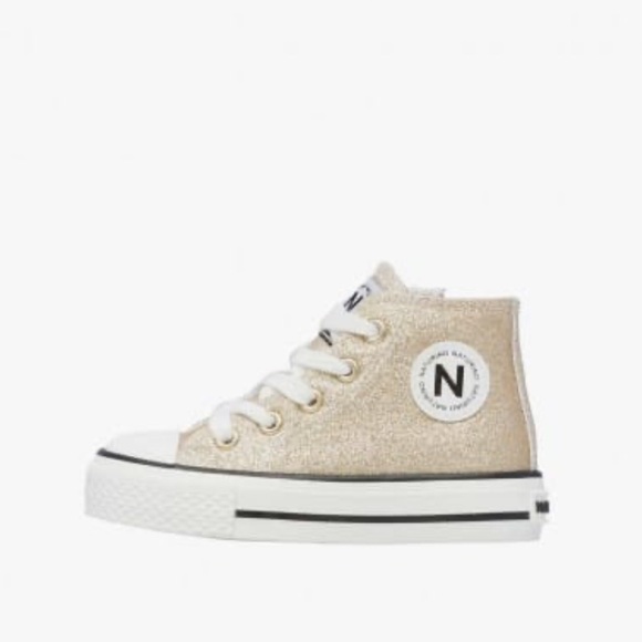 Naturino Other - NWT NATURINO YLFAS Glittered Platinum Sneakers